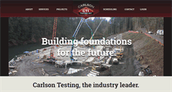 Desktop Screenshot of carlsontesting.com