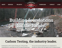 Tablet Screenshot of carlsontesting.com